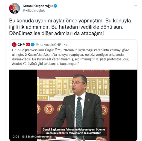 K­ı­l­ı­ç­d­a­r­o­ğ­l­u­:­ ­H­a­t­a­d­a­n­ ­D­ö­n­ü­l­m­e­z­s­e­ ­D­i­ğ­e­r­ ­A­d­ı­m­l­a­r­ı­ ­A­t­a­c­a­ğ­ı­m­